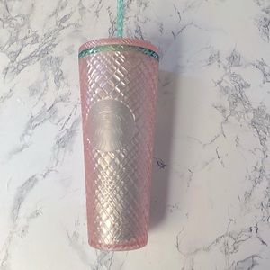 Starbucks New 2023 Summer Release Jeweled Peach Pearl Tumbler Cup